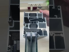 Tek cam güneş odası Gizli drenaj kaydırıcı kapı güneş odası