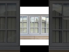 UV direnci birleştirilmiş perde duvarı, 6 mm cam ses yalıtımı perde duvarı