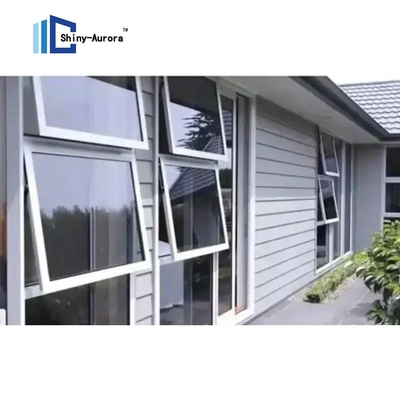 Su geçirmez Alüminyum Çatlak Pencere Güç Kaplama Termal Break Alüminyum Pencere