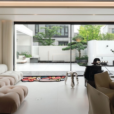 AR-320 Alüminyum Çerçeve Kaydırıcı Cam Kapı Ses geçirmez Tempered Glass Kaydırıcı Kapı
