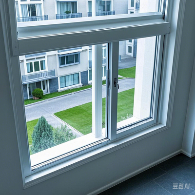 Ekonomik Alüminyum Kaydırıcı Sash Pencere Ses geçirmez Alüminyum Cam Kaydırıcı Pencereler