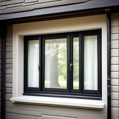 Modern Alüminyum Kaydırıcı Cam Pencere, Alüminyum Çift Camlı Kaydırıcı Pencere