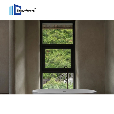 Modern Hava geçirmez Alt Çatlak Pencere Isı İzolasyon Evi Balkon için Alüminyum Pencereler