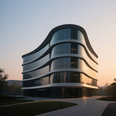 100mm Alüminyum Ünitelendirilmiş Giydirme Cephe Çift Camlı